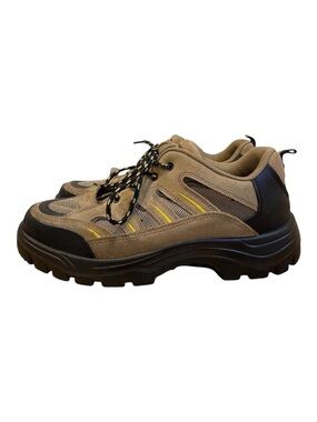JB Goodhue Mens Hiking Shoes Size 8.5 Brown &Black Suede & Mesh size 9 ortopedic